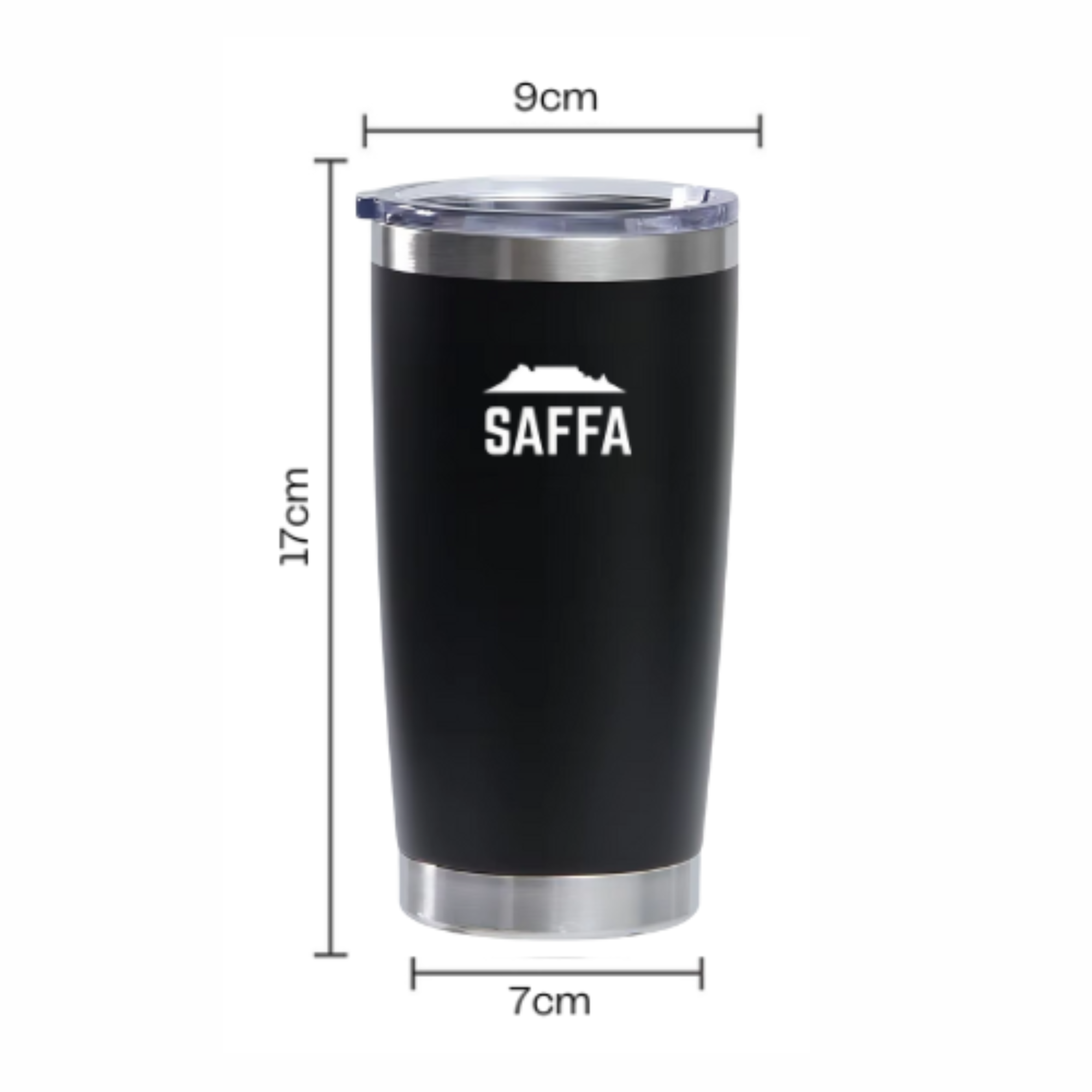 The Saffa 590ml Double-Wall Travel Flask