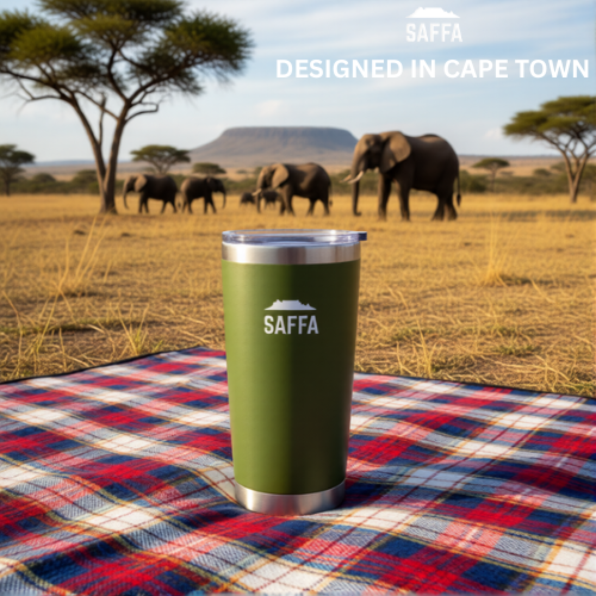 The Saffa 590ml Double-Wall Travel Flask