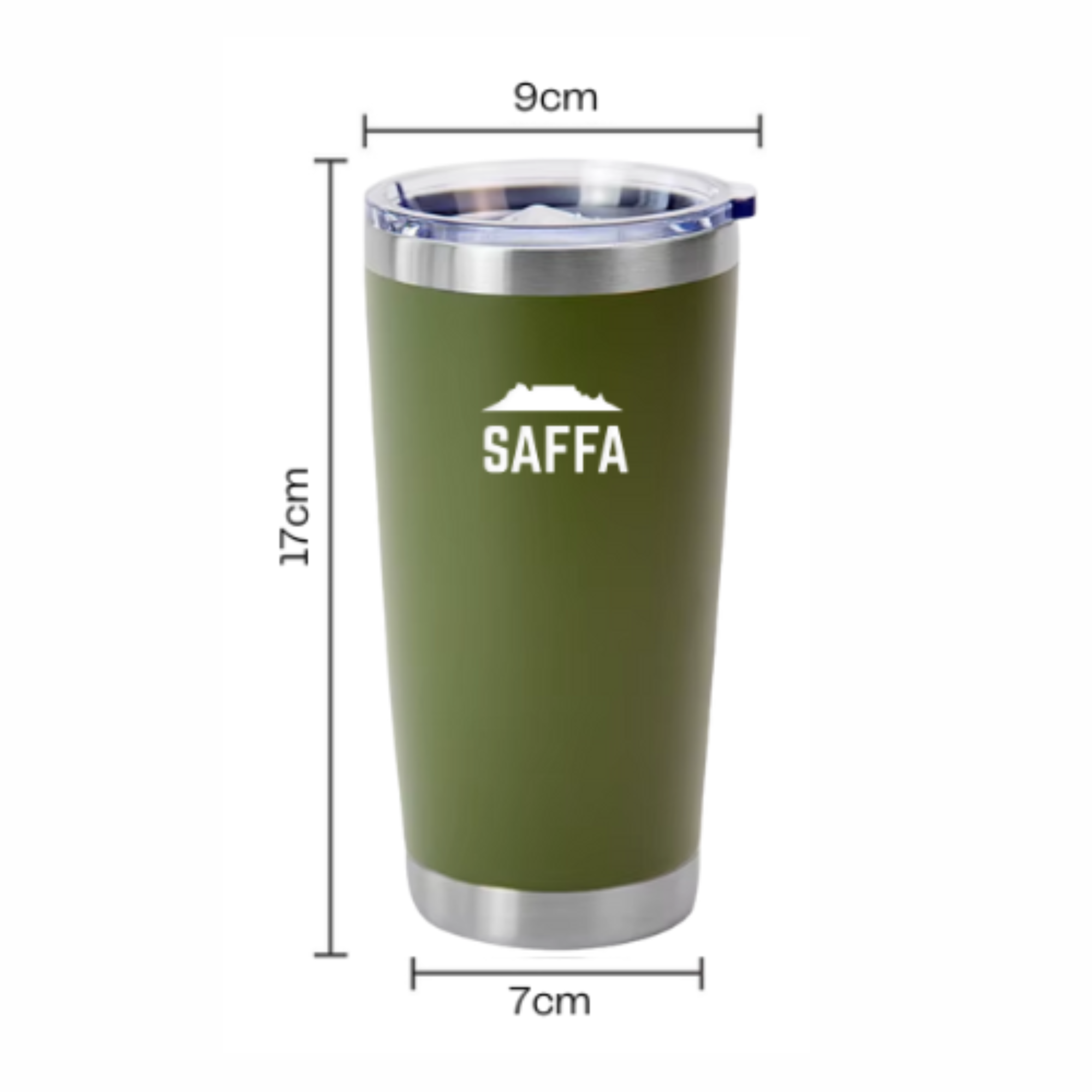 The Saffa 590ml Double-Wall Travel Flask